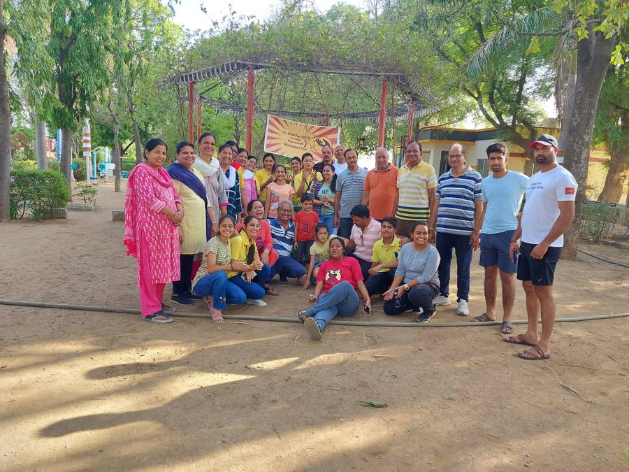 WWF team outdoor